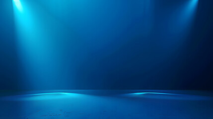Abstract Blue Gradient Background with Spotlight Effect