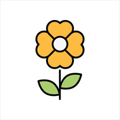 Flower vector icon