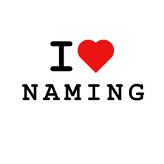 I love naming