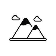 Mountain vector icon