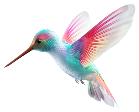 PNG Hummingbird animal flying.