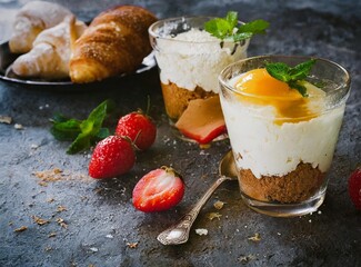 Hotel Breakfast. Luxury Breakfast. Gourmet Desserts.