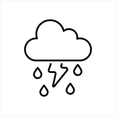 Rain vector icon