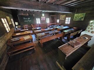 Altes Klassenzimmer um 1900