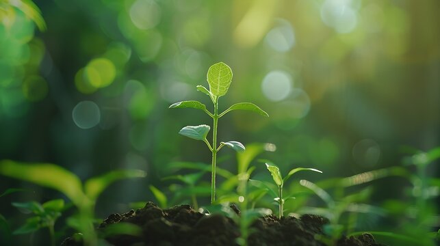 corporate concept to invest in the environment social and governance Cooperation of organization environment for charity and support Environmental technology concept for Sustainable de : Generative AI