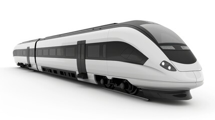 Fototapeta premium a futuristic train.