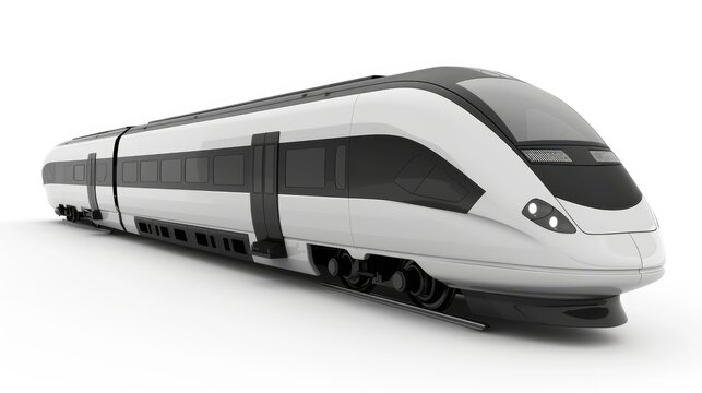 a futuristic train.