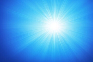 Vector abstract blue sunburst and ray wallpaper design. modern light ray sun art vintage backdrop texture background.