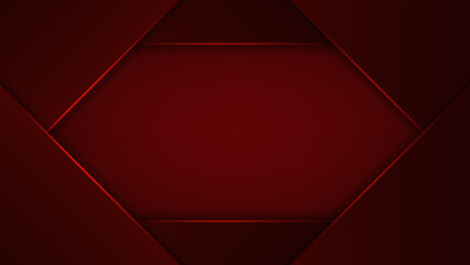 Red geometric background. Vector illustration.