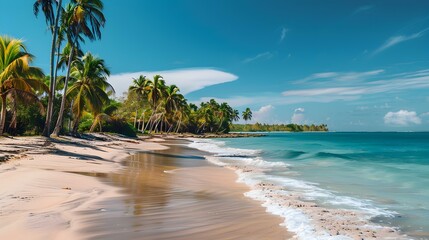 tropical island beach tall pic