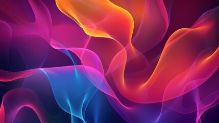 Obraz premium abstract background with fluid shapes and vibrant colors dynamic futuristic design modern graphic art