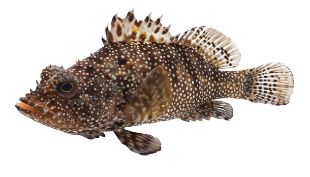 Monkfish on Transparent Background