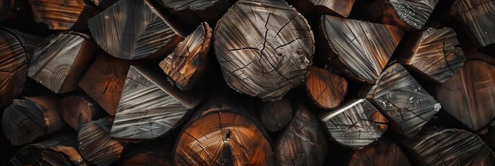 charred firewood logs shown in a pile indicating recent temperature changes