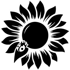 Sunflower Vector Illustration Perfect for Summer Designs and Floral Themes