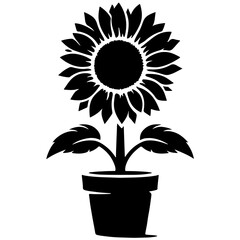 Sunflower Vector Illustration Perfect for Summer Designs and Floral Themes