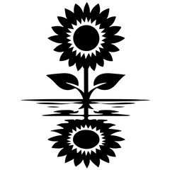 Fototapeta premium Sunflower Vector Illustration Perfect for Summer Designs and Floral Themes