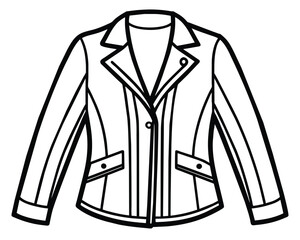 illustration of a jacket vector