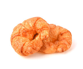 croissant isolated on the white background