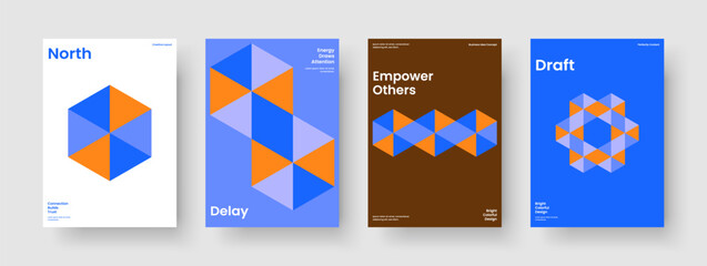 Obraz premium Abstract Brochure Design. Isolated Flyer Layout. Modern Book Cover Template. Business Presentation. Poster. Report. Background. Banner. Brand Identity. Pamphlet. Magazine. Journal. Newsletter