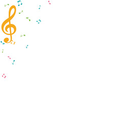 Vector Illustration of an Abstract Music Background
