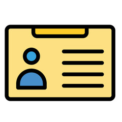 Membership Icon in Filled Line Style