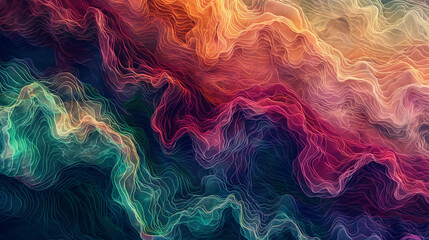 Fototapeta premium Colorful watercolor powder on black background