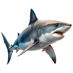 Fototapeta premium shark on transparent background