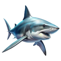 Obraz premium shark on transparent background