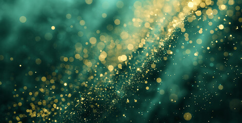 Multicolor Silver gold and dust background in the style of light navy and turquoise, confetti-like dots, light sculptures, high detailed