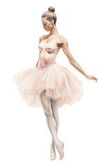 PNG  Ballerina woman dancing drawing ballet.