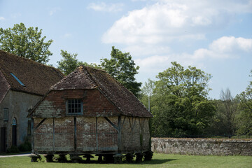  a tudor barn in the grounds on Cowdray Estate Midhurst  West Sussex England	