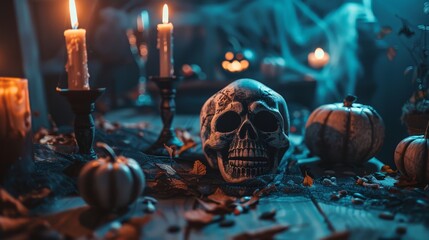 Creating a Halloween playlist featuring creepy music and sound effects to set the mood for the festivities.