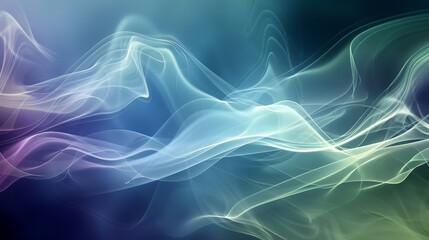 Blue, Green, and Yellow Abstract Background