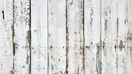 Vintage white wood texture and background panorama