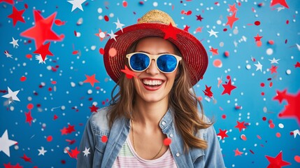 woman with glasses