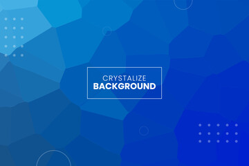 Abstract colorful crystallized background wallpaper, geometric, polygon and triangle-shaped mosaic background, perfect use for business promotion on posters, flyers, and invitation cards