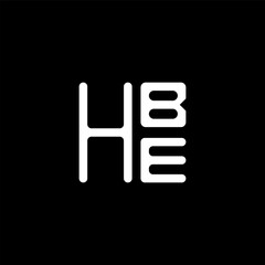 HBE letter logo vector design, HBE simple and modern logo. HBE luxurious alphabet design