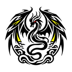 Black Dragon Indonesian Mythology