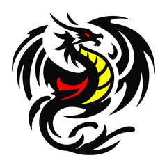 Black Dragon Indonesian Mythology