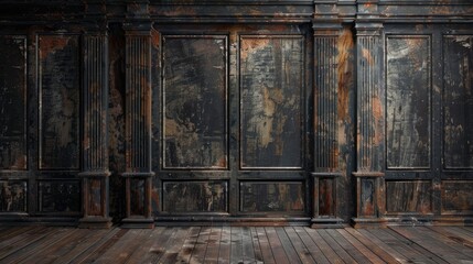 Aged timber backdrop