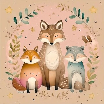 Le loup, le renard et la belette