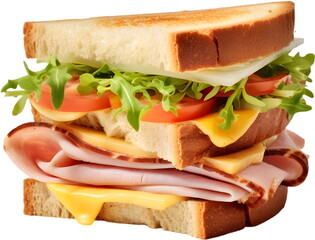 Obraz premium Ham Cheese Sandwich