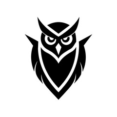 Owl logo design vector illustration