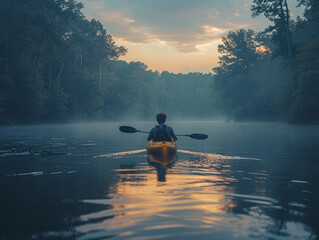 Morning Paddle Serenity