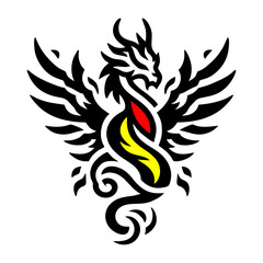 Black Dragon Indonesian Mythology