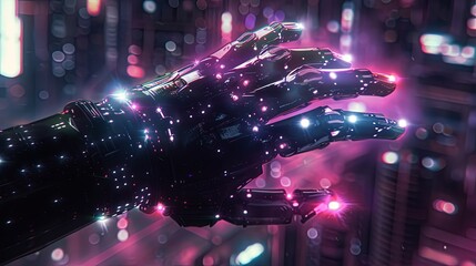 Advanced Robotic Hand Demonstrating Future Technology