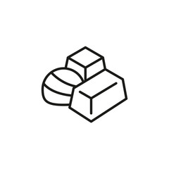 Candies icon. Simple candies icon for social media, app, and web design. Vector illustration