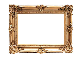 antique old gold picture frame