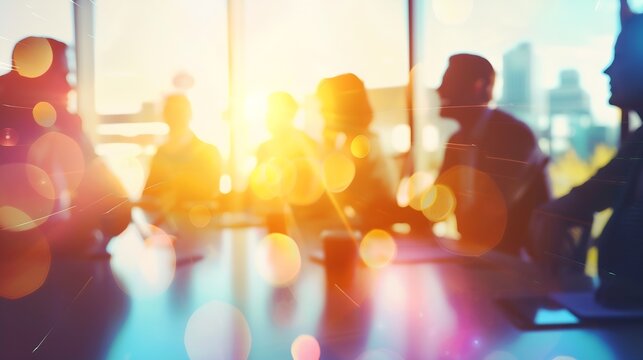 Global business concept Management strategy Staff meeting Business communication Human resources : Generative AI
