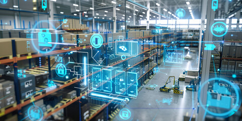 Smart Warehouse with Digital Connectivity | Advanced Inventory Management"